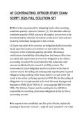 AF CONTRACTING OFFICER STUDY EXAM SCRIPT 2026 FULL SOLUTION SET