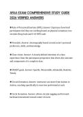 AFAA EXAM COMPREHENSIVE STUDY GUIDE 2026 VERIFIED ANSWEAFAA EXAM COMPREHENSIVE STUDY GUIDE 2026 VERIFIED ANSWE