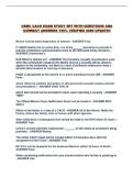 USMC CACO EXAM STUDY SET WITH QUESTIONS AND CORRECT ANSWERS 100&percnt; VERIFIED 2026 UPDATE&excl;&excl;