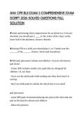 AHA CPR BLS EXAM 3 COMPREHENSIVE EXAM SCRIPT 2026 SOLVED QUESTIONS FULL SOLUTIONAHA CPR BLS EXAM 3 COMPREHENSIVE EXAM SCRIPT 2026 SOLVED QUESTIONS FULL SOLUTION