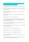 NUR 373 Exam 2 drugs Questions and All Correct Answers 2026&period;