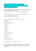 Week 6 NURS 373 Final Exam Questions with All Correct Answers 2025-2026 Updated&period;