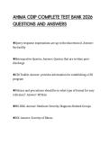 AHIMA CDIP COMPLETE TEST BANK 2026 QUESTIONS AND ANSWERS