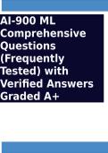 Azure AI-900 Comprehensive Questions &lpar;Frequently Tested&rpar; with Verified Answers Graded A&plus;