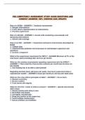 PBS COMPETENCY ASSESSMENT STUDY GUIDE QUESTIONS AND CORRECT ANSWERS 100&percnt; VERIFIED 2026 UPDATE&excl;&excl;