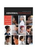 Complete Test Bank  for Abnormal Psychology &lpar;17th Edition&rpar; by Jill M&period; Hooleyologist & Matthew K&period; Nock &vert; Full Chapters &plus; DSM-5-TR Aligned Questions