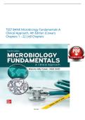 Test Bank for Microbiology Fundamentals&colon; A Clinical Approach&comma; 4th Edition by Marjorie Kelly Cowan&comma; Heidi Smith & Jennifer Lusk &vert; ISBN&colon; 9781260702439 &vert; Verified Chapters 1-22 Complete &vert; Downloadable PDF
