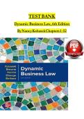 Dynamic Business Law&comma; 6th Edition