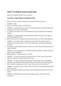 SACA C-215 Robotic Systems Study Guide Based on the "Robotic Systems &lpar;PA&rpar;" Curriculum