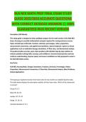 NLN NEX MATH PREP FINAL EXAM STUDY GUIDE EXAM STUDY GUIDE 2026&sol;2027 COMPLETE QUESTIONS WITH VERIFIED CORRECT ANSWERS &vert;&vert; 100&percnt; GUARANTEED PASS &vert; NEWEST VERSION
