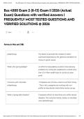 Bus 4500 Exam 2 &lpar;8-13&rpar; Exam &vert;&vert; 2026 &lpar;Actual Exam&rpar; Questions with verified Answers &vert; FREQUENTLY MOST TESTED QUESTIONS AND VERIFIED SOLUTIONS &commat; 2026