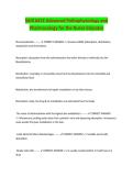 NUR 641E ADVANCED PATHOPHYSIOLOGY AND PHARMACOLOGY FOR THE NURSE EDUCATOR FINAL EXAM STUDY GUIDE 2026&sol;2027 COMPLETE QUESTIONS WITH VERIFIED CORRECT ANSWERS &vert;&vert; 100&percnt; GUARANTEED PASS &vert; NEWEST VERSION