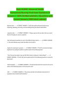 REGIS NU650 FINAL EXAM STUDY GUIDE 2026&sol;2027 COMPLETE QUESTIONS WITH VERIFIED CORRECT ANSWERS &vert;&vert; 100&percnt; GUARANTEED PASS &vert; NEWEST VERSION