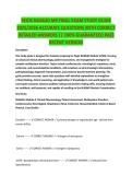 REGIS NU664D M9 FINAL EXAM STUDY GUIDE 2026&sol;2027 COMPLETE QUESTIONS WITH VERIFIED CORRECT ANSWERS &vert;&vert; 100&percnt; GUARANTEED PASS &vert; NEWEST VERSION