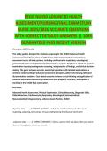 REGIS NU650 ADVANCED HEALTH ASSESSMENT FINAL EXAM STUDY GUIDE 2026&sol;2027 COMPLETE QUESTIONS WITH VERIFIED CORRECT ANSWERS &vert;&vert; 100&percnt; GUARANTEED PASS &vert; NEWEST VERSION