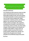 NLN NURSING ENTRANCE EXAM TECHNICAL MANUAL FINAL STUDY GUIDE 2026&sol;2027 COMPLETE QUESTIONS WITH VERIFIED CORRECT ANSWERS &vert;&vert; 100&percnt; GUARANTEED PASS &vert; NEWEST VERSION