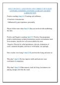SMGT 300 TEST 1 QUESTIONS AND CORRECT DETAILED  ANSWERS &lpar;VERIFIED ANSWERS&rpar; &vert;ALREADY GRADED  A&plus;&vert;&vert;BRAND NEW