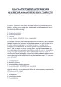 NU 673 ASSESSMENT MIDTERM EXAM QUESTIONS AND ANSWERS 100&percnt; CORRECT&excl;&excl;