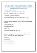 ANAT380 QUEEN'S UNIVERSITY FINAL EXAM QUESTIONS  AND CORRECT DETAILED ANSWERS &lpar;VERIFIED ANSWERS&rpar;  &vert;ALREADY GRADED A&plus;&vert;&vert;BRAND NEW