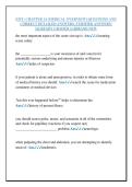 EMT&colon; CHAPTER 14 &lbrack;MEDICAL OVERVIEW&rsqb; QUESTIONS AND  CORRECT DETAILED ANSWERS &lpar;VERIFIED ANSWERS&rpar;  &vert;ALREADY GRADED A&plus;&vert;&vert;BRAND NEW