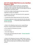 ACE GFI EXAM PRACTICE Q & As &lpar;Verified Answers&rpar; 2026