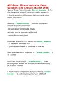ACE Group Fitness Instructor Exam Questions and Answers &lpar;Latest 2026&rpar;&period;