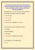 ABO CERTIFICATION EXAM LATEST 2026 ACTUAL EXAM WITH  COMPLETE QUESTIONS AND CORRECT DETAILED ANSWERS &lpar;100&percnt;  VERIFIED ANSWERS&rpar; &vert;ALREADY GRADED A&plus;&vert; &vert;&vert;PROFESSOR  VERIFIED&vert;&vert; &vert;&vert;BRANDNEW&excl;&excl;&excl;&vert;&vert; 