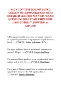 SACA C 207 TEST 2026&sol;2027 BANK 2  VERSION WITH 500 QUESTIONS WITH  DETAILED VERIFIED ANSWERS &sol; EXAM  QUESTIONS WILL COME FROM HERE  &lpar;100&percnt; CORRECT ANSWERS&sol; A&plus;  GRADED