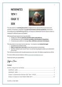 Gr 12 Mathematics Term 1 2026 Summarised By Juffrou Ansie