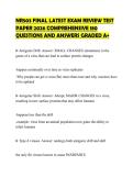 NR503 FINAL LATEST EXAM REVIEW TEST PAPER 2026 COMPREHENSIVE 180 QUESTIONS AND ANSWERS GRADED A&plus;