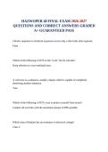 HAZWOPER 40 FINAL EXAM 2026-2027 QUESTIONS AND CORRECT ANSWERS GRADED A&plus; GUARANTEED PASS