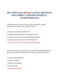 RNC-MNN EXAM 2026-2027 LATEST  QUESTIONS AND CORRECT ANSWERS GRADED A&plus; GUARANTEED PASS