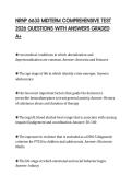 NRNP 6635 MIDTERM COMPREHENSIVE TEST 2026 QUESTIONS WITH ANSWERS GRADED A&plus;