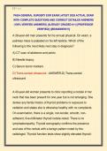 PAEA GENERAL SURGERY EOR EXAM LATEST 2026 ACTUAL EXAM  WITH COMPLETE QUESTIONS AND CORRECT DETAILED ANSWERS  &lpar;100&percnt; VERIFIED ANSWERS&rpar; &vert;ALREADY GRADED A&plus;&vert; &vert;&vert;PROFESSOR  VERIFIED&vert;&vert; &vert;&vert;BRANDNEW&excl;&excl;&excl;&vert;&vert;