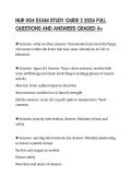 NUR 004 EXAM STUDY GUIDE 2 2026 FULL QUESTIONS AND ANSWERS GRADED A&plus;