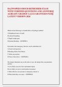 HAZWOPER 8 HOUR REFRESHER EXAM  WITH VERIFIED QUESTIONS AND ANSWERS&vert;&vert;  ALREADY GRADED A&plus;&vert;&vert; GUARANTEED PASS&vert;&vert;  LATEST VERSION 2026