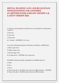 DENTAL HYGIENE LAWS AND RULES EXAM  WITH QUESTIONS AND ANSWERS&vert;&vert;  GUARNTEED PASS&vert;&vert; ALREADY GRADED A&plus;&vert;&vert;  LATEST VERSION 2026 