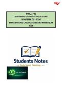 MNO3701 - ASSIGNMENT 1 SOLUTIONS &lpar; SEMESTER 1 2026&rpar;