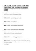 OPOTA UNIT 2 TOPIC 2A &ndash; 37 EXAM PREP QUESTIONS AND ANSWERS 2026 STUDY GUIDE