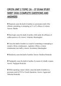 OPOTA UNIT 2 TOPIC 2A &ndash; 37 EXAM STUDY SHEET 2026 COMPLETE QUESTIONS AND ANSWERS