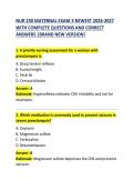 NUR 230 Maternal Exam 3 Review 2026 &vert; Complete Study & Practice Guide