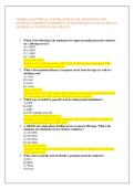 FLORIDA ELECTRICAL CONTRACTOR EXAM &vert; QUESTIONS AND  ANSWERS &vert; VERIFIED ANSWERS PLUS RATIONALES &vert; EXAM ALREADY  GRADED A&plus; &vert; LATEST EXAM UPDATE