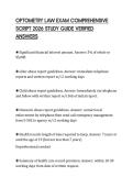 OPTOMETRY LAW EXAM COMPREHENSIVE SCRIPT 2026 STUDY GUIDE VERIFIED ANSWERS
