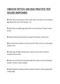 OREGON TATTOO 248 2026 PRACTICE TEST SOLVED RESPONSES