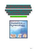 Test Bank for Beckmann and Ling's Obstetrics and Gynecology 9th Edition by Dr&period; Robert Casanova&comma; Alice Goepfert&comma; Nancy A&period; Hueppchen&comma; PATRICE M&period; WEISS & AnnaMarie Connolly 100&percnt; Verified Answers&vert; A&plus; PASS