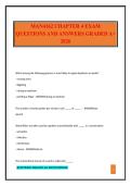 MAN4162 CHAPTER 4 EXAM QUESTIONS AND ANSWERS GRADED A&plus; 2026