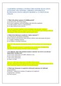 CALIFORNIA GENERAL CONTRACTOR LICENSE EXAM &lpar;CSLB&rpar; &vert;  QUESTIONS AND ANSWERS &vert; VERIFIED ANSWERS PLUS  RATIONALES &vert; EXAM ALREADY GRADED A&plus; &vert; LATEST EXAM  UPDATE 