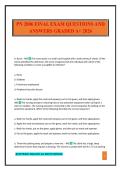 PN 2006 FINAL EXAM QUESTIONS AND ANSWERS GRADED A&plus; 2026