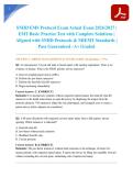 SNHD EMS Protocol Exam Actual Exam 2026&sol;2027 &vert; EMT Basic Practice Test with Complete Solutions &vert; Aligned with SNHD Protocols & NREMT Standards &vert; Pass Guaranteed - A&plus; Graded
