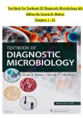 Textbook of Diagnostic Microbiology 6th Edition Test Bank &lpar;ISBN&colon; 978-0323613170&rpar; &ndash; Complete Practice Questions with Answers & Rationales &lpar;2026 Edition&rpar;